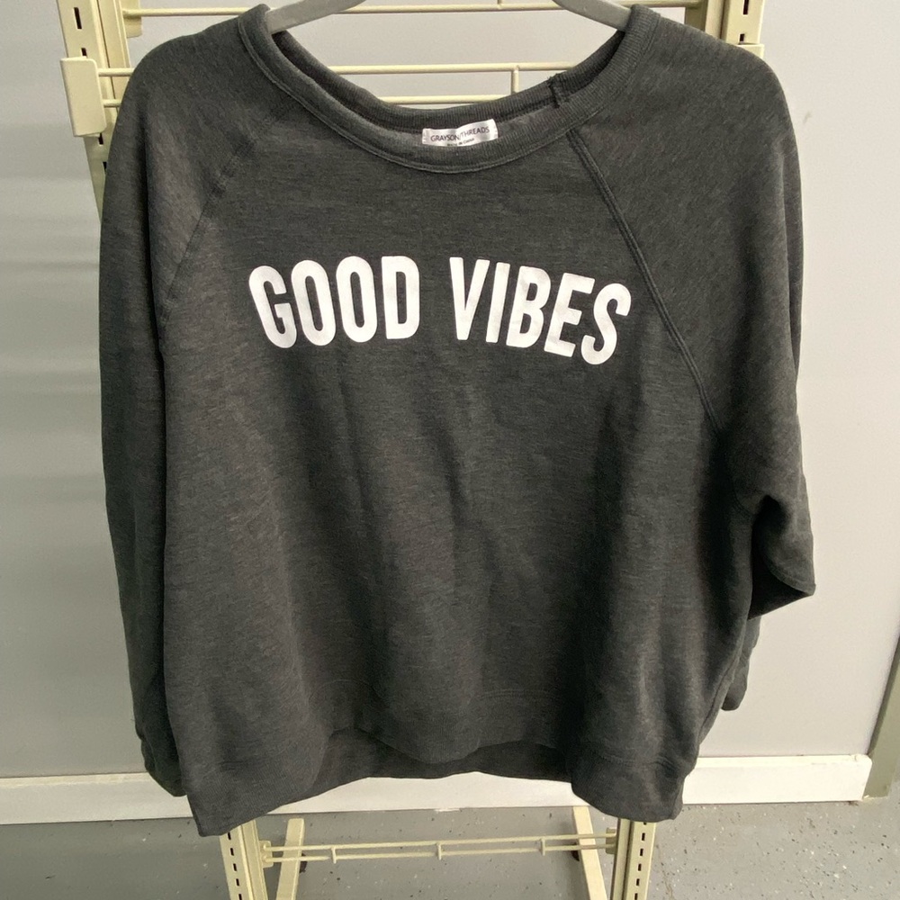 Grayson Threats Sweater "GOOD VIBES"